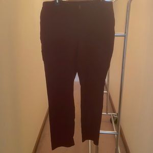 Christopher & Banks maroon, stretch-slimming pants.